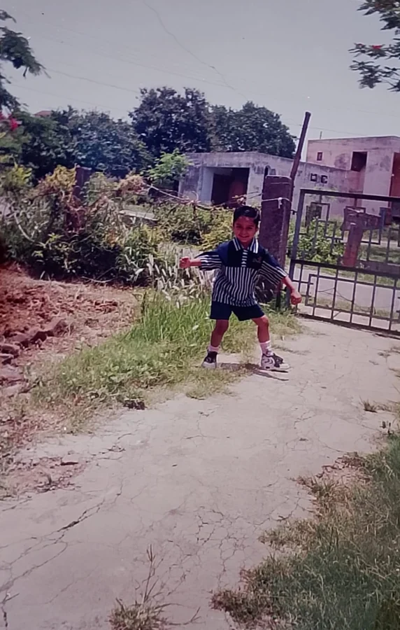 Anish as a child