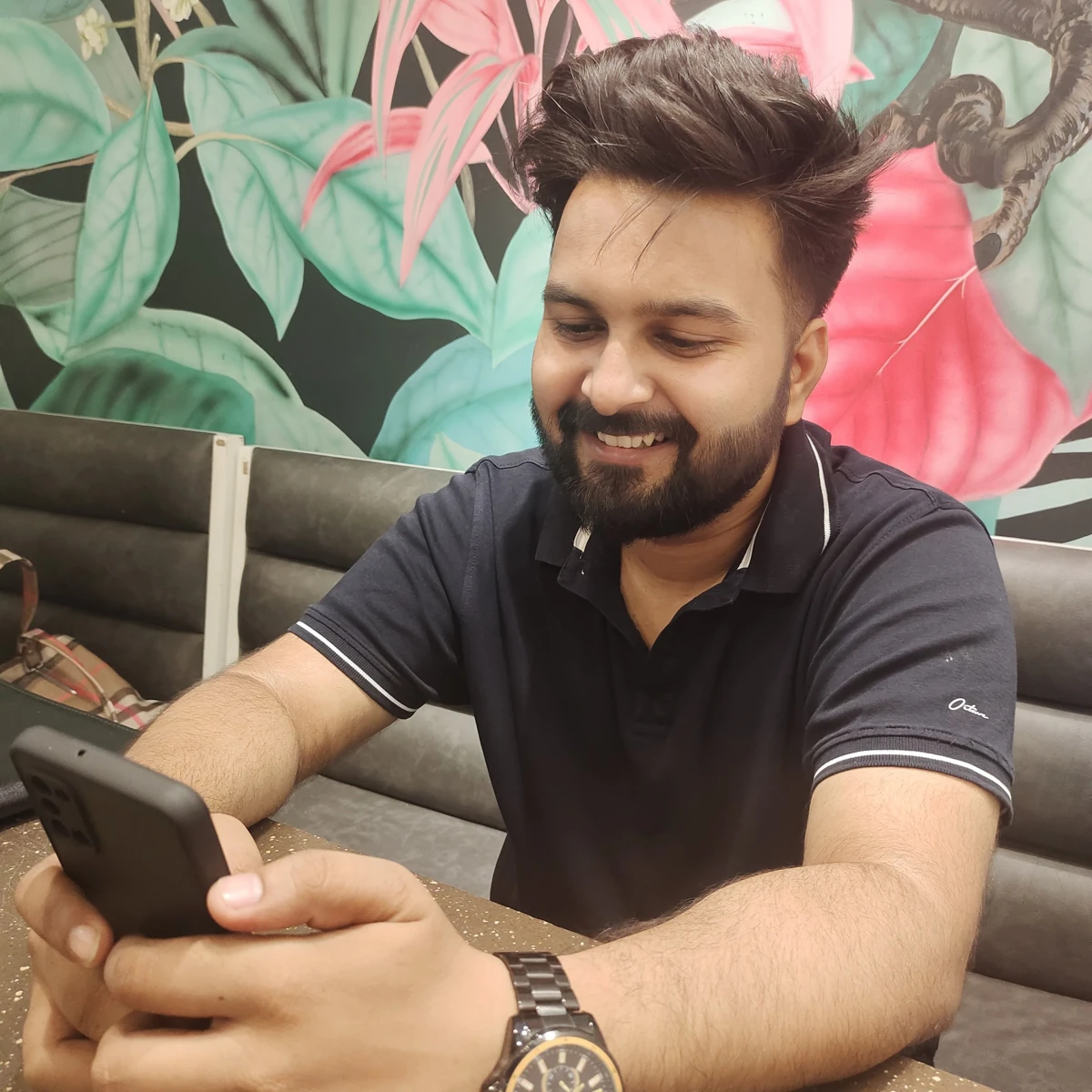 Anish smiling in a supplied photograph